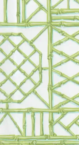 Bamboo Screen Moss Green Guest Towels