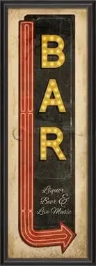 Bar Sign 13″ x 37″