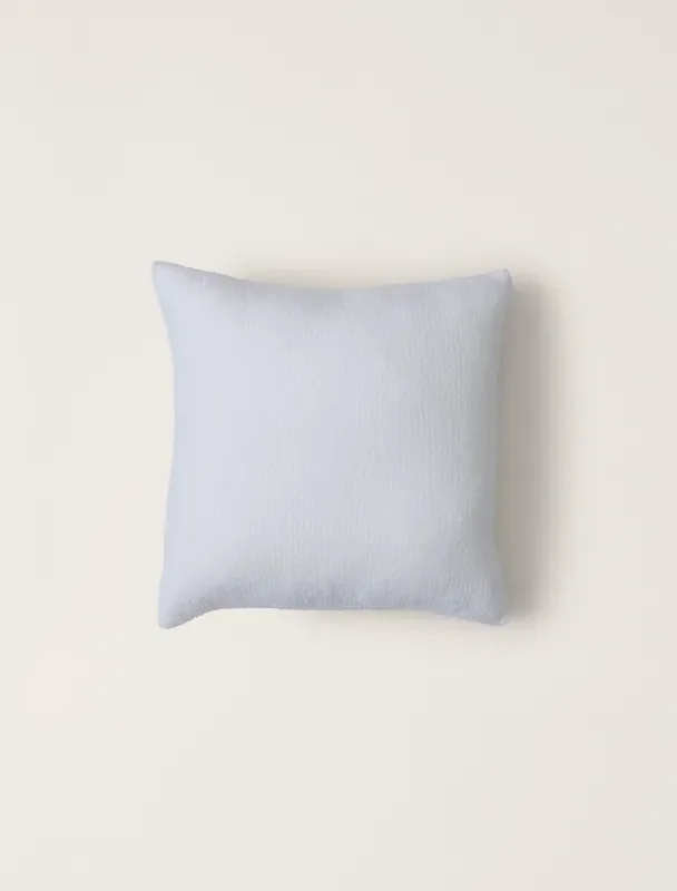 Barefoot Dreams- Cozy Chic Lite Ribbed Pillow Cover and Insert (White)