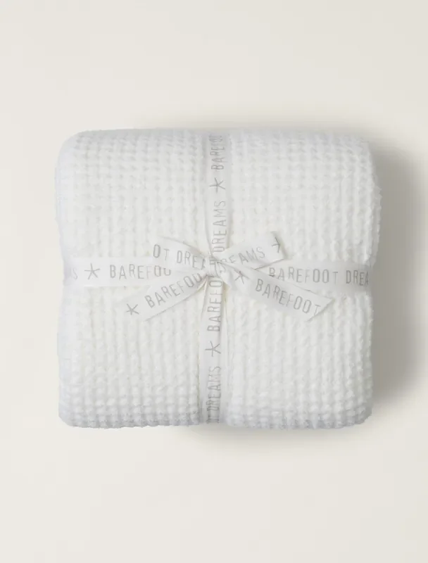 Barefoot Dreams- Cozy Chic Waffle Bed Blanket (Full/Queen) Pearl