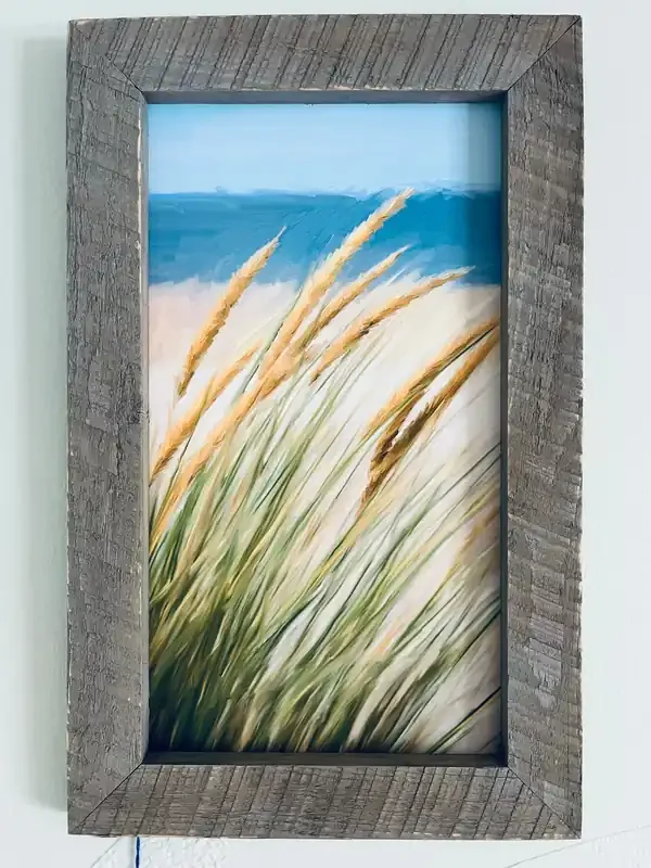 Beach Grass Vertical Wall Art, 16″ x 10″