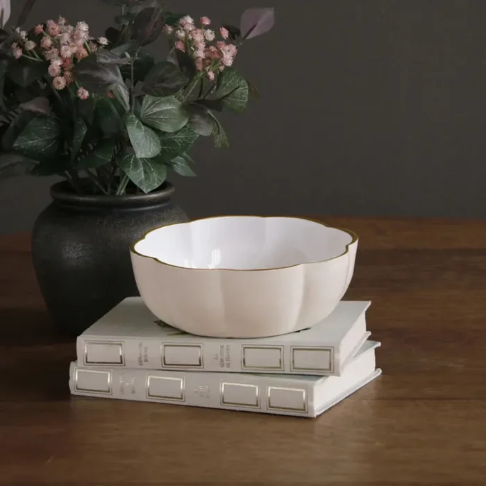 Beatriz Ball Encanto Devon Cream and White Mini Bowl