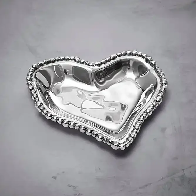 Beatriz Ball Organic Pearl Heart Platter
