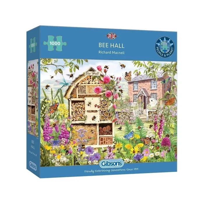 Bee hall 1000 piece jigsaw puzzle