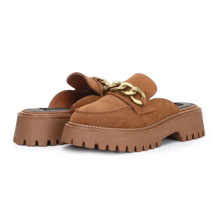 Belmont Slide On Shoe • Tan