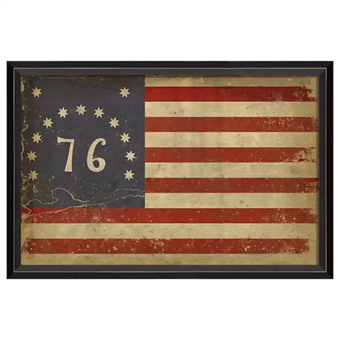 Bennington Flag Framed Print 17″ x 25″