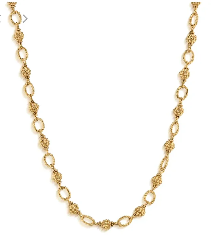 Berry & Bead Chain, 18″ – Gold – Capucine De Wulf