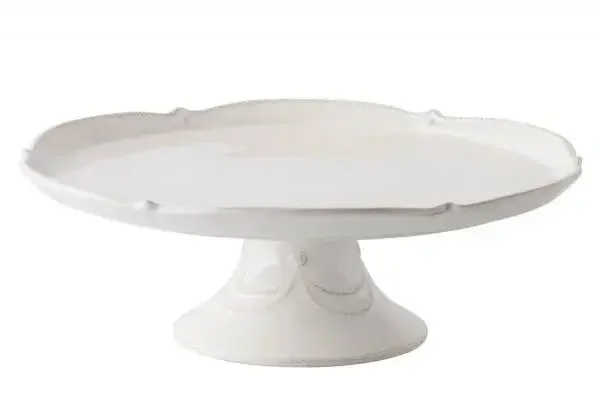 Berry & Thread Cake Stand 14 in. Whitewash – Juliska
