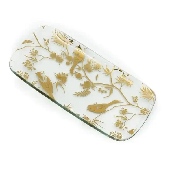 Birdsong Small Rectangle Dish – Annieglass