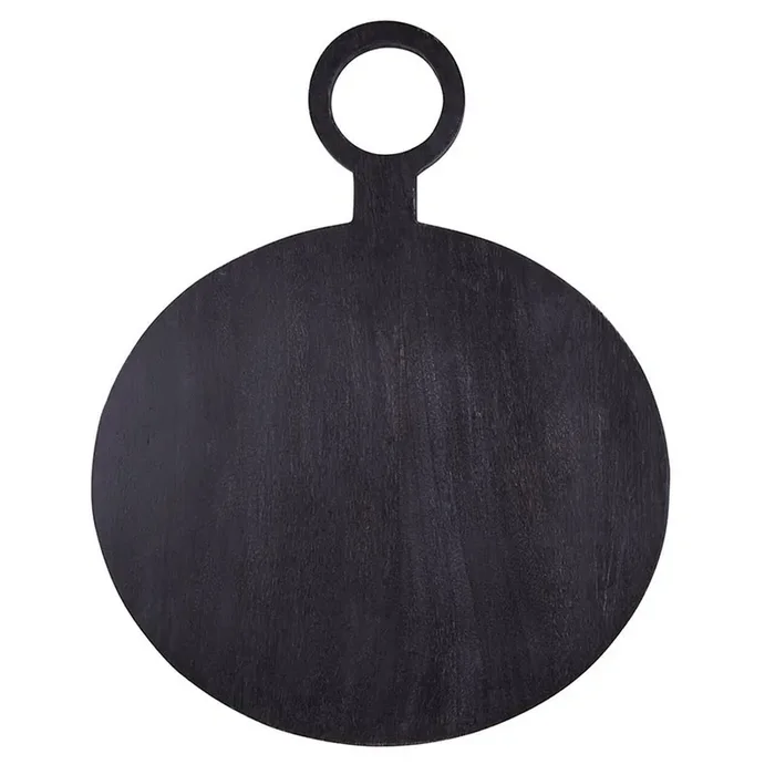 Black Round Serving Boards