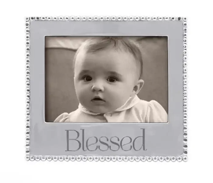 BLESSED Beaded 5×7 Frame- Mariposa