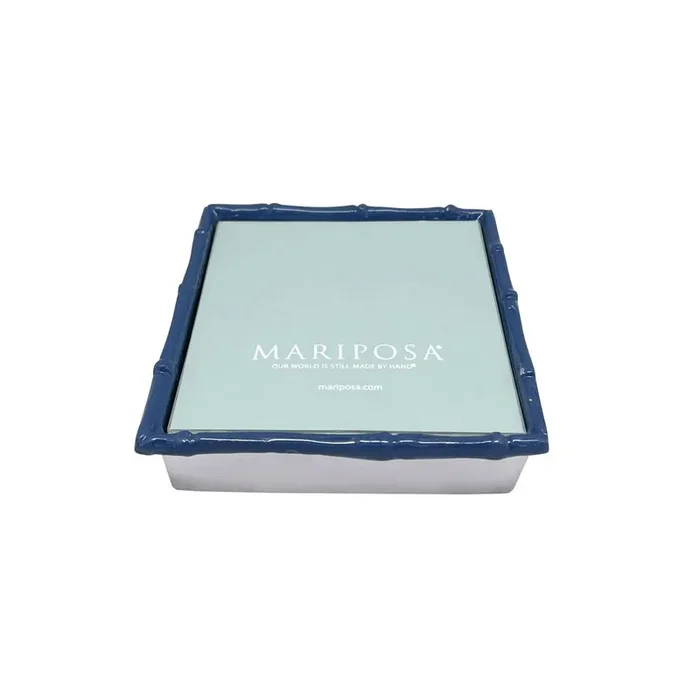 Blue Bamboo Napkin Holder – Mariposa