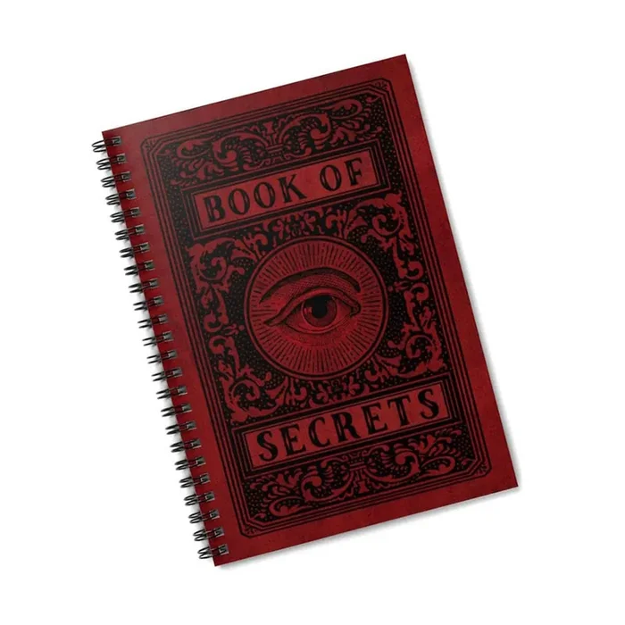 Book of Secrets Spiral Notebook 8.5″ x 6″ x 0.6″