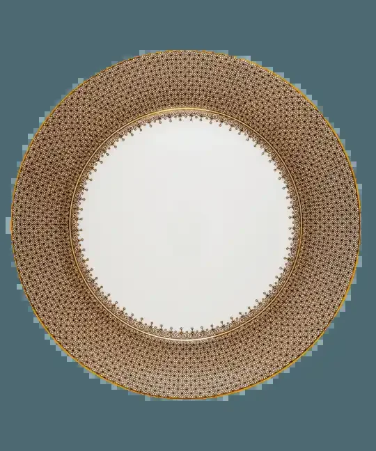Brown Lace Service Plate – Mottahedeh