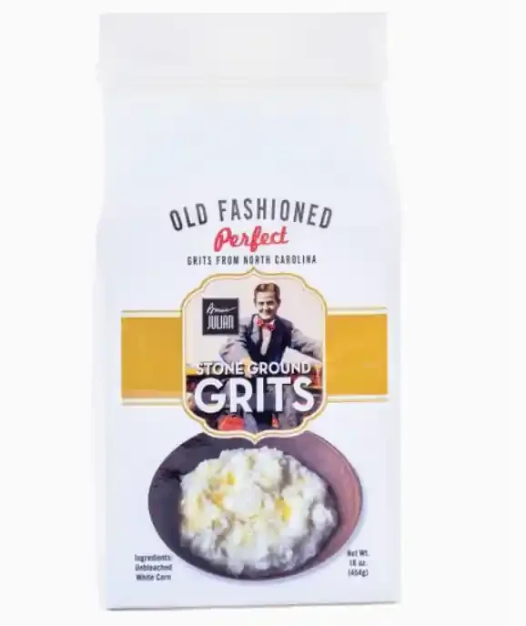 Bruce Julian Stone Ground White Grits – 16-oz