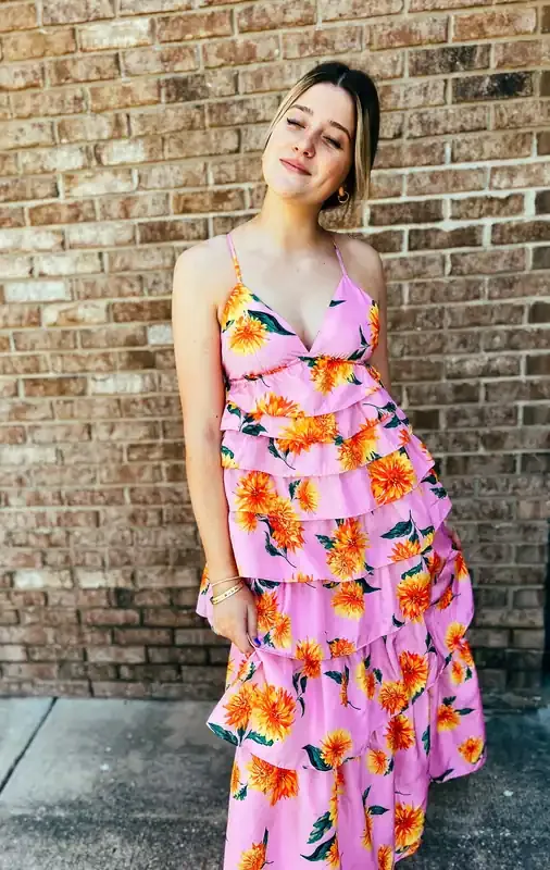 Callie Tiered Maxi • Sunflower