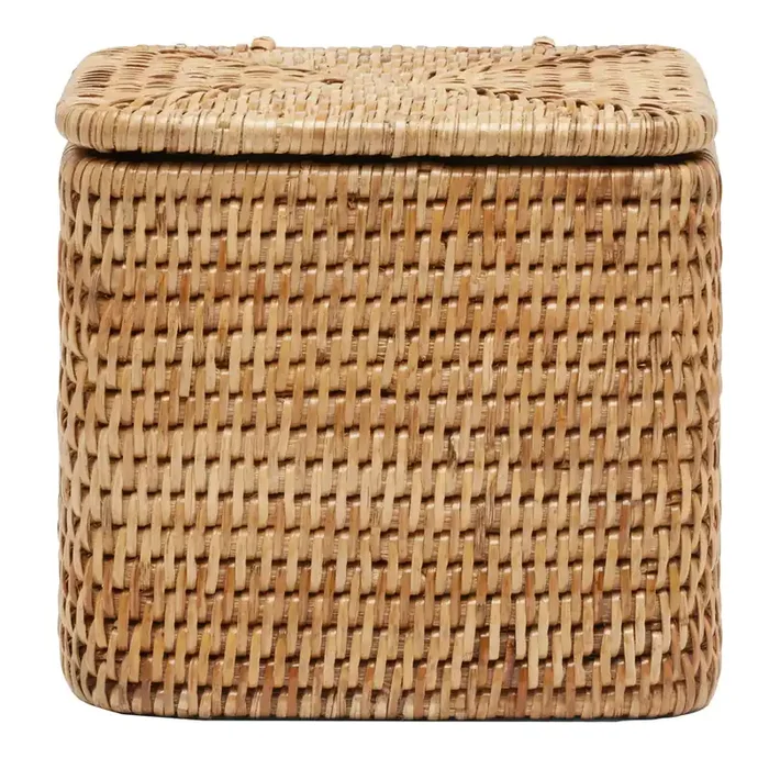 Camden Rattan Single Toilet Paper Holder Set of 2 (Natural)