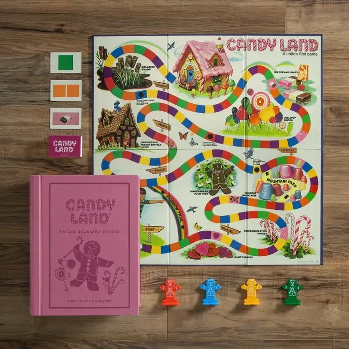 Candy Land- Vintage Bookshelf Edition