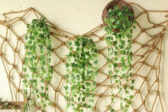 Captivating 4pcs Faux Ivy Vine Hanging Plants Set