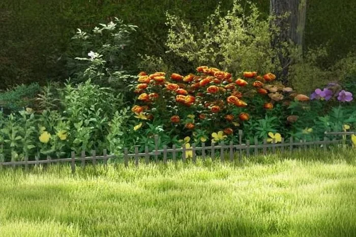 Captivating Wooden Garden Fencing & Landscape Edging