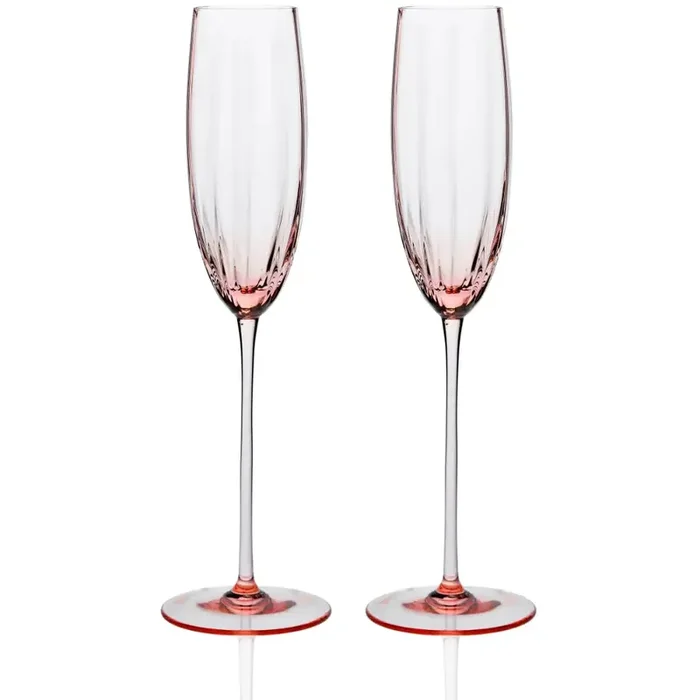 Caskata Quinn Champagne Flutes, Set of 2