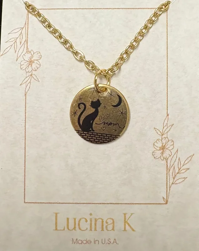 Cat Mom Necklace
