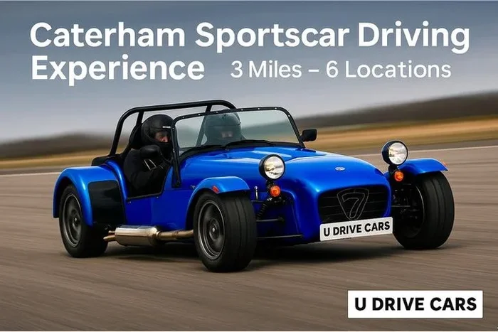 Caterham Sportscar Driving Experience – 3 Miles – 6 Locations – U Drive Cars