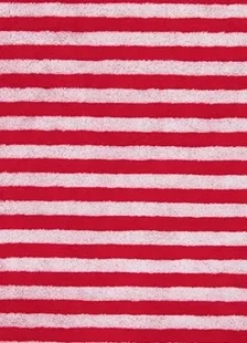 Cawo Towel – Red Stripe