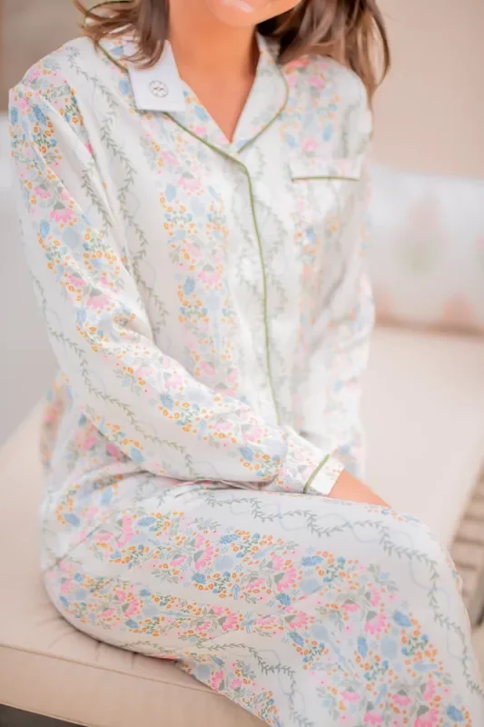 Charlotte Pj Pant Set • Ivory Ivy Lane