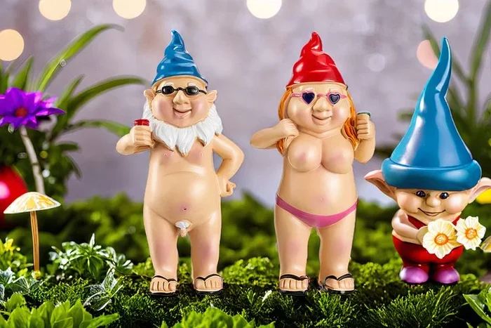 Cheeky and Fun Naughty Naked Garden Gnome Collection!