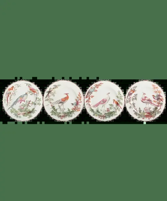 Chelsea Bird Dessert Plate Set of 4 – Mottahedeh