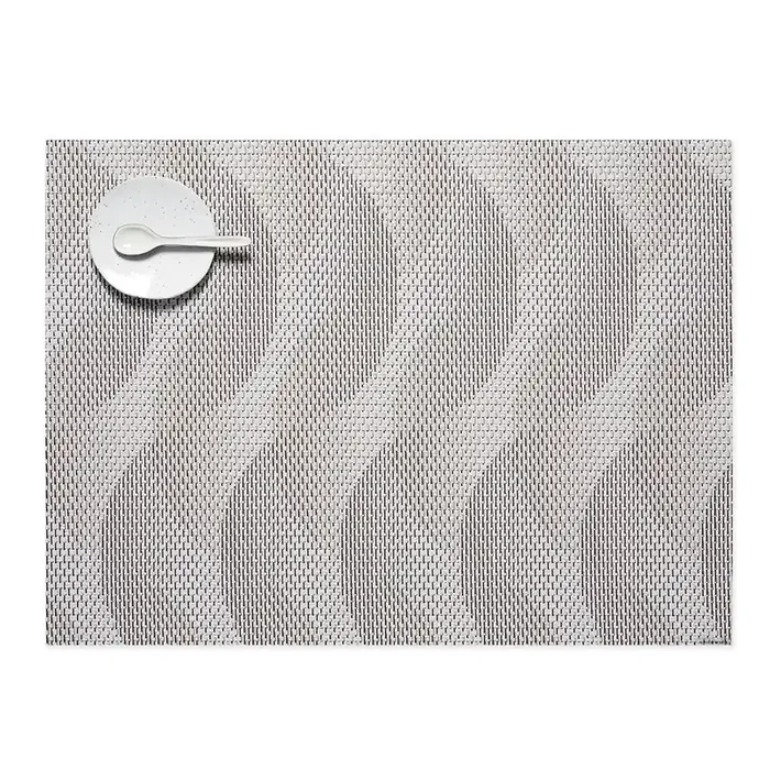 Chilewich Arc Rectangle Place Mats Set/4 (Sesame)