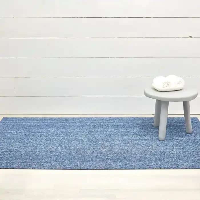 Chilewich Heathered Shag Floor Mat (Cornflower)