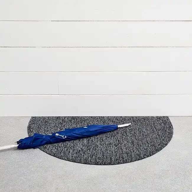 Chilewich Heathered Shag Floor Welcome Mat (Grey)