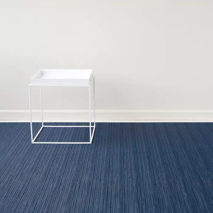 Chilewich Rib Weave Woven Rug (Indigo)