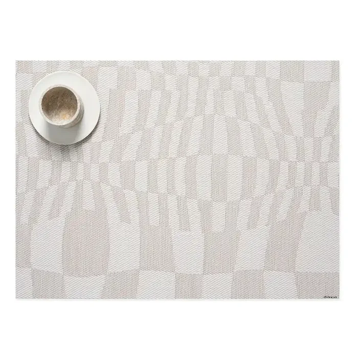 Chilewich Warp Woven Rectangle Place Mats Set/4 (Sand)