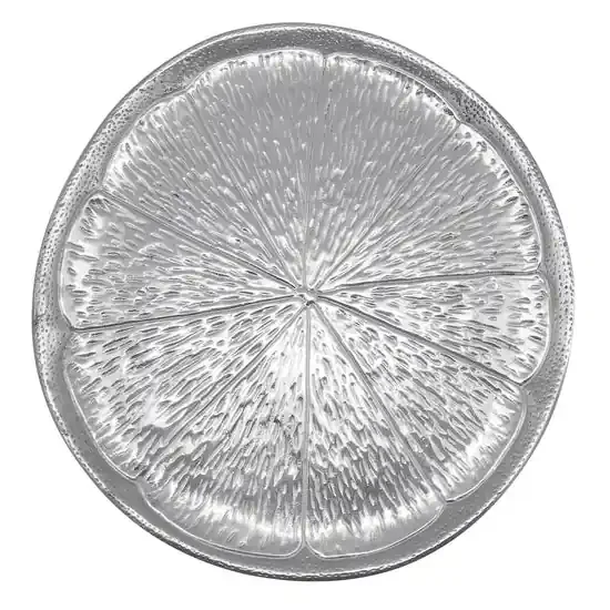 Citrus Slice Metal Platter – Mariposa