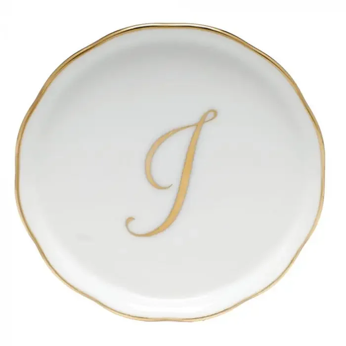 Coaster with Monogram – I – Herend