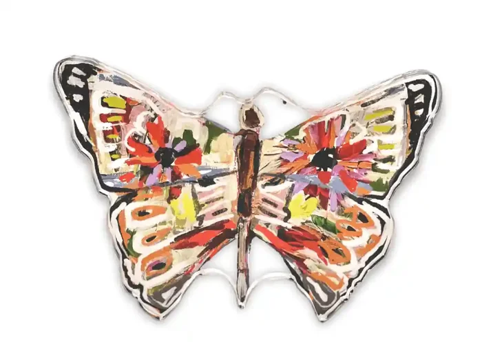 Confetti Large Acrylic Butterfly Block – Lauren Dunn