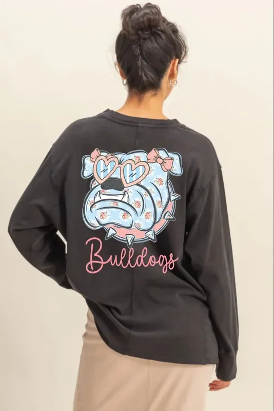 Coquette Georgia Dawgs • Long Sleeve Top