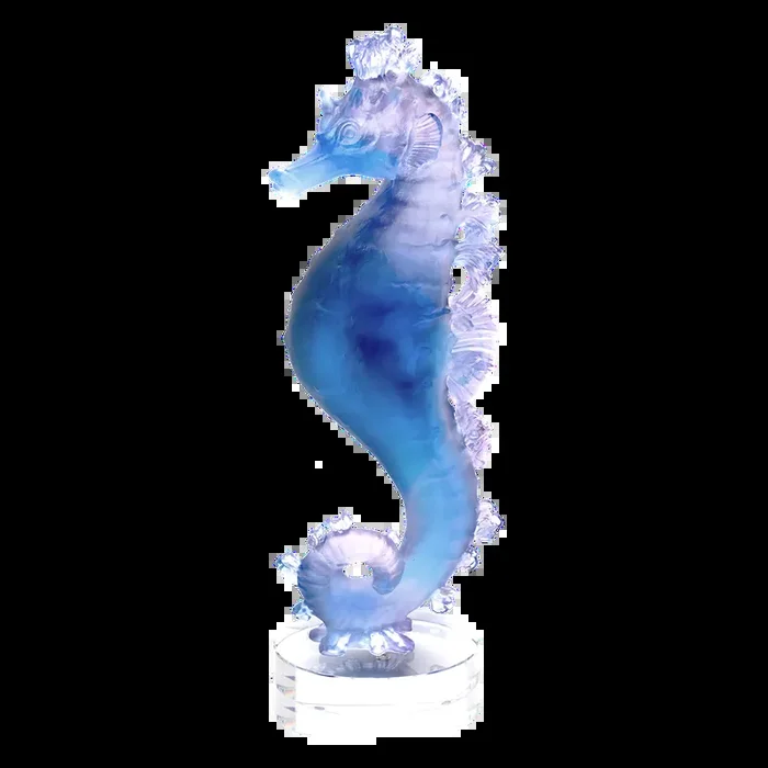 Coral Sea Blue Pink Seahorse