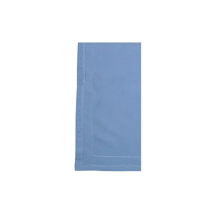 Cotone Linens Cornflower Blue Napkins with Double Stitching