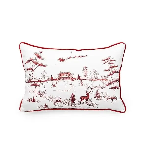 * Country Estate Winter Frolic Ruby 12″x18″ Pillow – Juliska