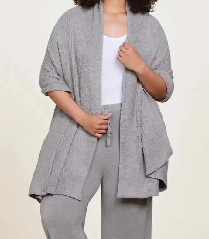 Cozy Chic Lite® Travel Shawl – Dove Gray – One Size – Barefoot Dreams