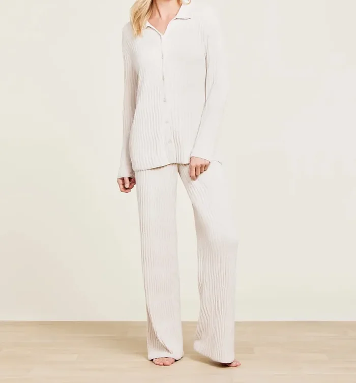 CozyChic Ultra Lite® Wave Shirt – Stone – Barefoot Dreams