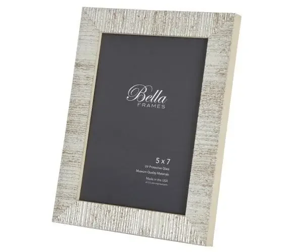 Crème Crepe Shimmy Picture Frame