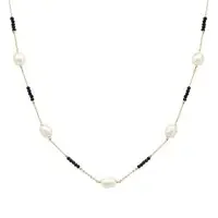 Damon Black Pearl Necklace