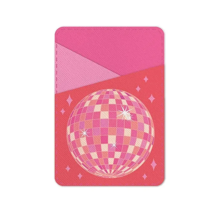 Dancing Queen Stick-On Cell Phone Wallet Durable Water-resistant Phone Accessories