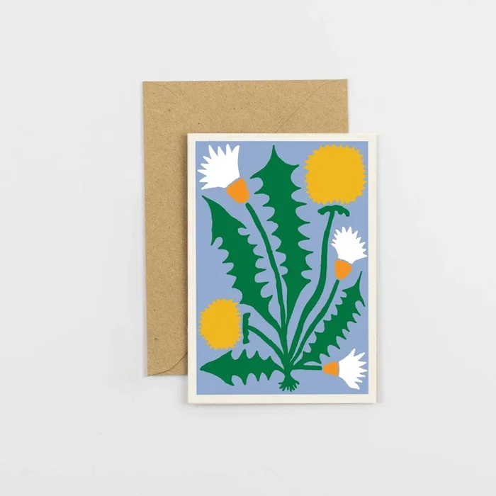 Dandelion Blumen Plants – All Occasions Greetings Card