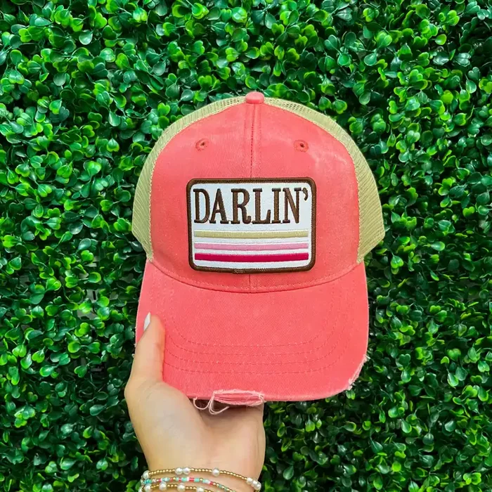 Darlin‘ Trucker Hat • Salmon Pink